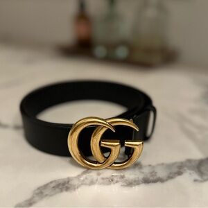 Statement double g Gucci Belt 115 GG MARMONT
